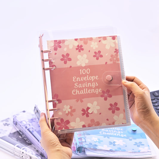 Cherry Blossom Challenge – Diario de Ahorro de 100 Días 💰🌸