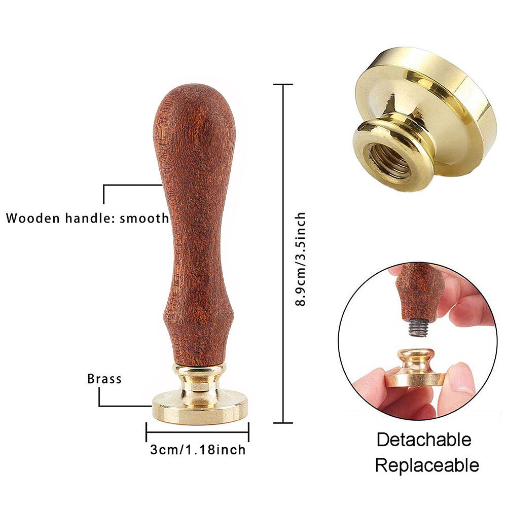 Sello de Lacre con Diseño de Flores de Cerezo