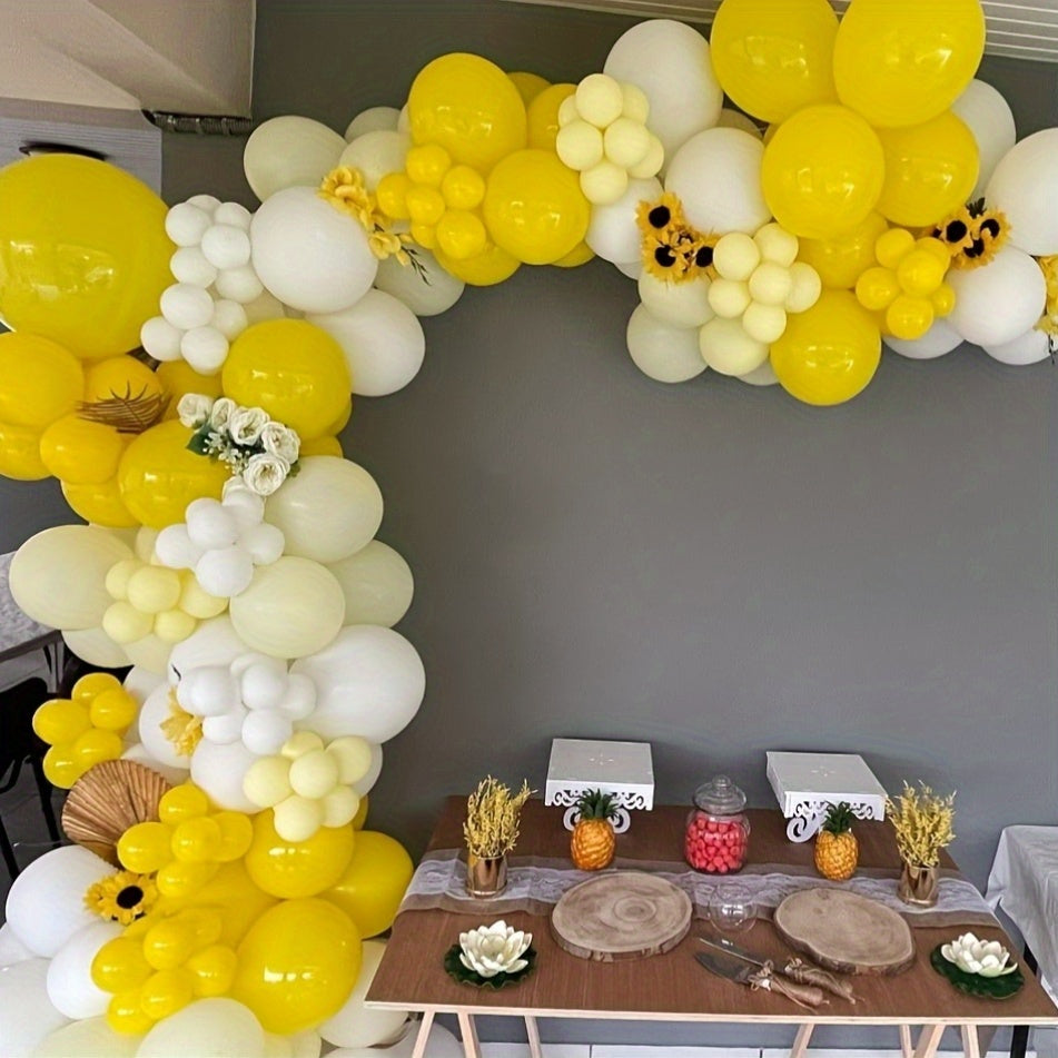 Set de 60 Globos Amarillos con Confeti y Cinta 🟡🐝