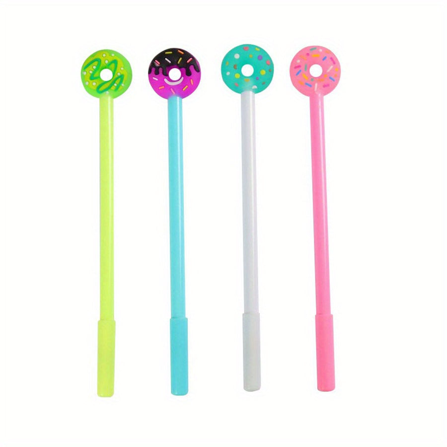 🍩 4 Lapiceros “Donut Gel Pop”