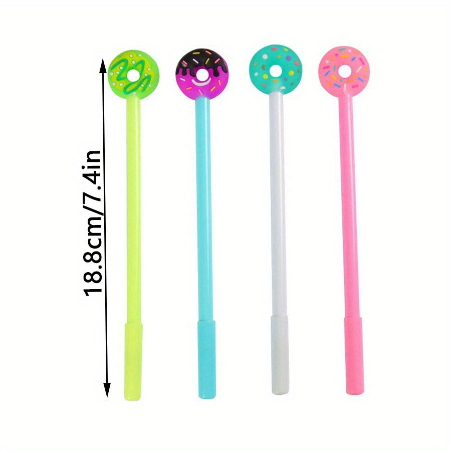 🍩 4 Lapiceros “Donut Gel Pop”
