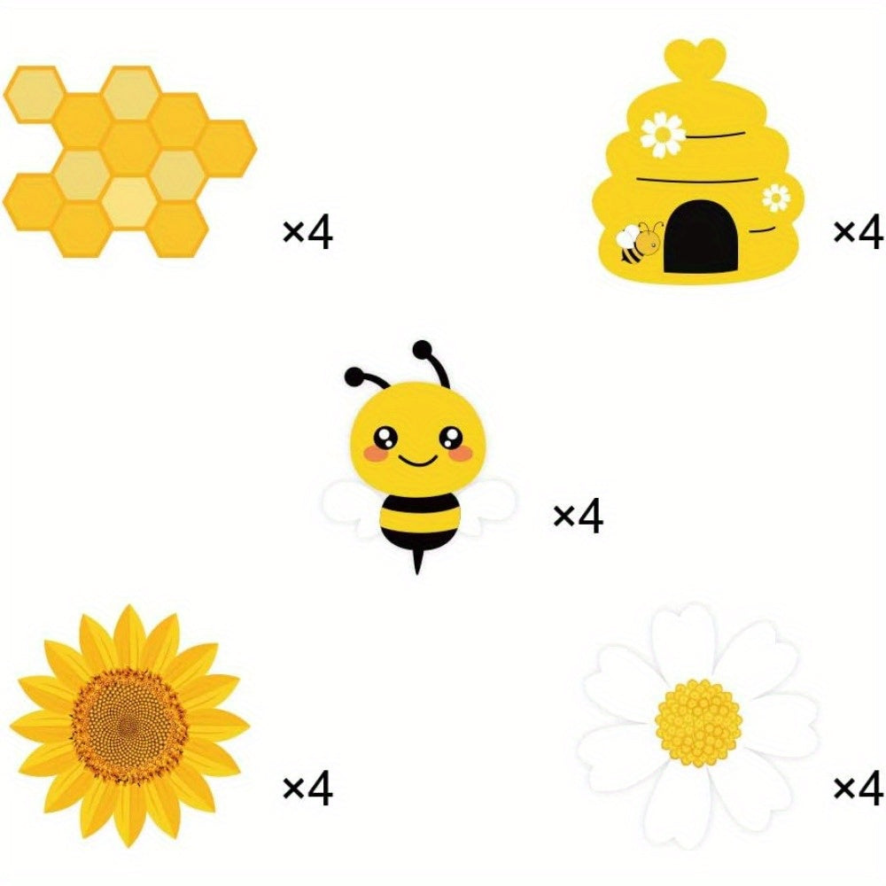 🐝🌼 Set decoración Colgante “Bee Party” (40 Piezas)