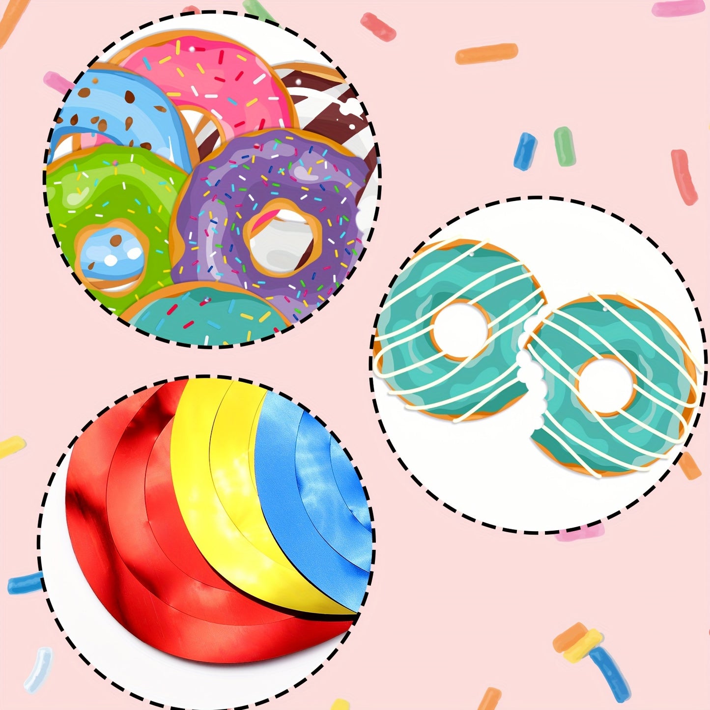 Set Colgante con Espirales y Banners 🍩