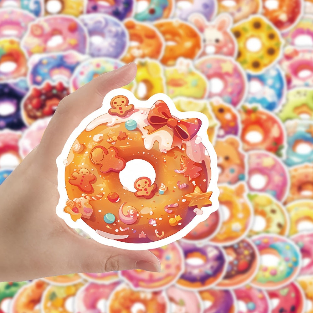 🍩 Stickers “Donut Pop” – Set de 80 Calcomanías Reutilizables
