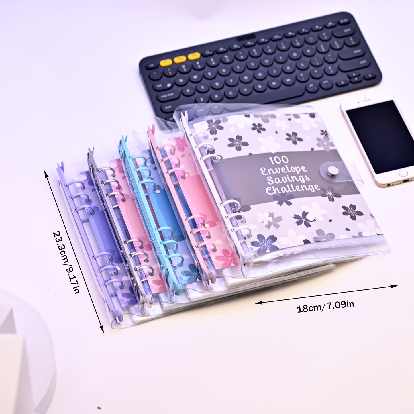 Cherry Blossom Challenge – Diario de Ahorro de 100 Días 💰🌸