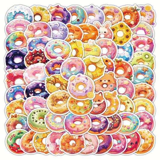 🍩 Stickers “Donut Pop” – Set de 80 Calcomanías Reutilizables