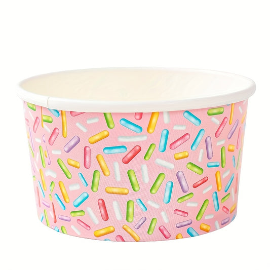 10 Bowls de Papel con Diseño “Candy Pop”🍬🍭