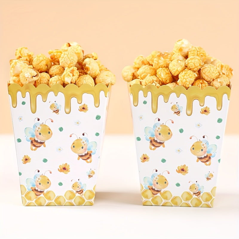 Cajas para golosinas “Bee Party” (x10)