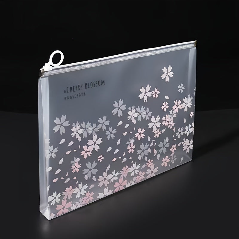 🌸 Set de 4 carpetas/Sobres Impermeables – Tamaño A4