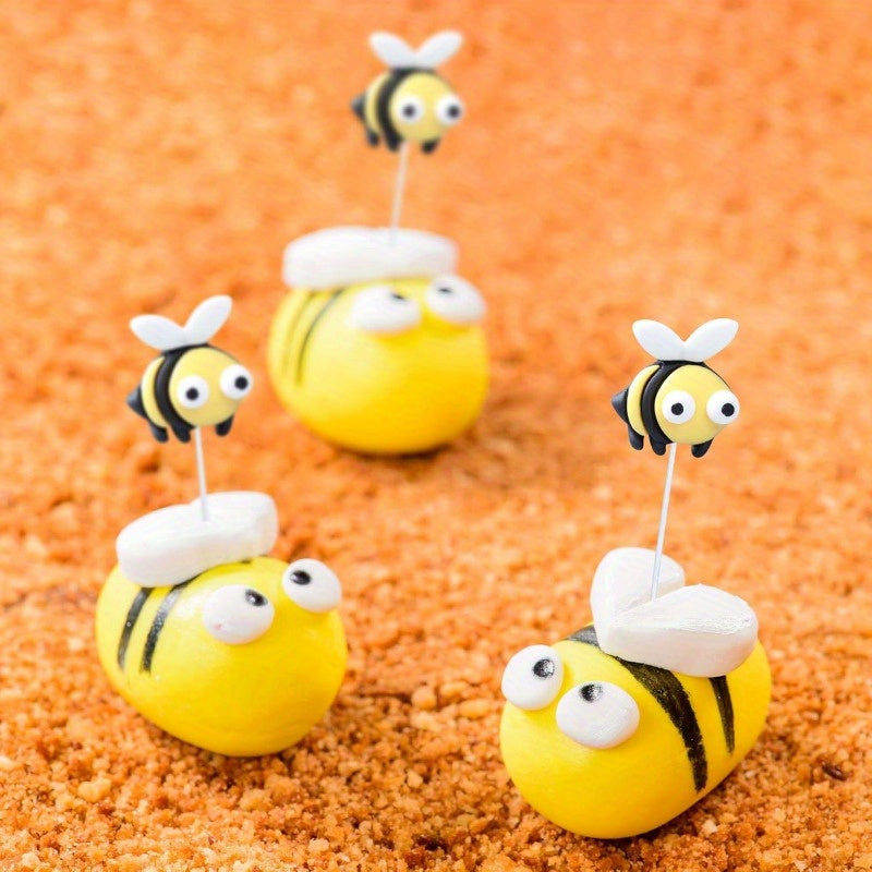 Set de 24 Figuras de Abeja Pintadas a Mano 🐝