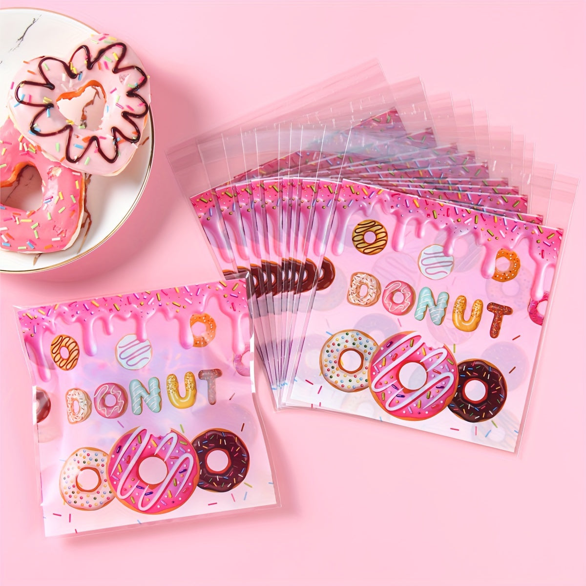 🍩 50 Bolsitas “Donut Seal”
