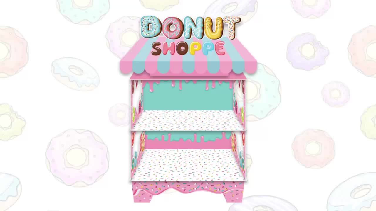 Exhibidor de 2 niveles para Donas 🍩 🧁🥳 - Rosa