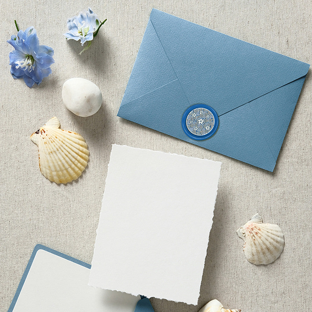 Sello de Lacre con Diseño de Flores de Cerezo