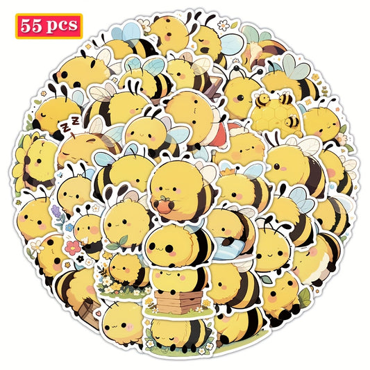 Set de 55 Stickers de Abejitas 🐝