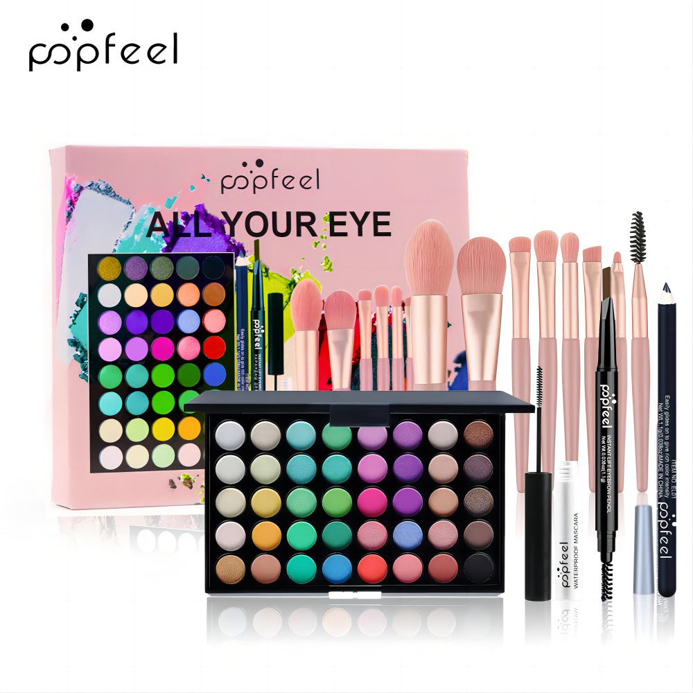 Paleta de Sombras 40 Colores 🎨🟥🟧🟨🟩🟦🟫⬛
