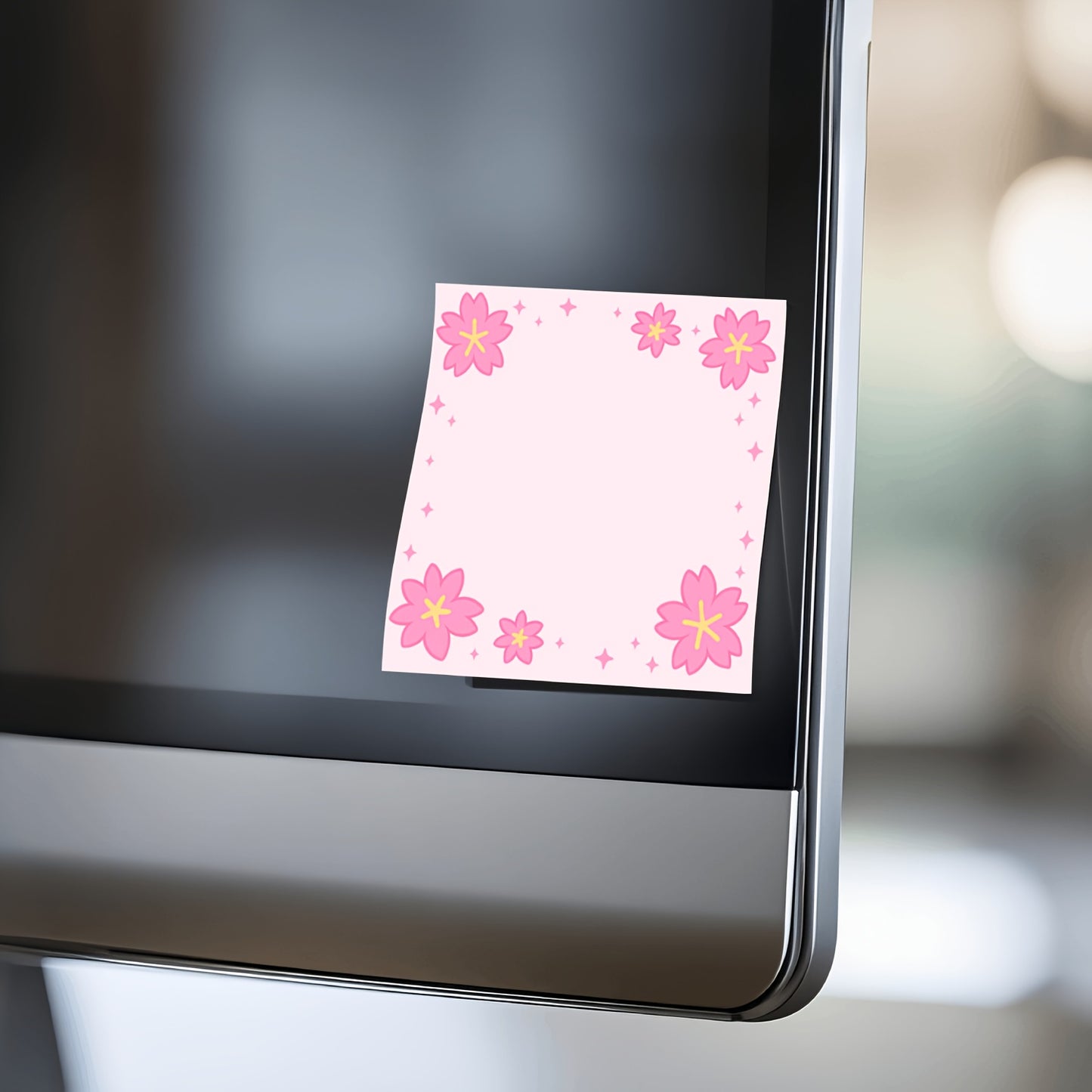 🌸 Set de 4 Sticky Notes Sakura – Estilo Kawaii