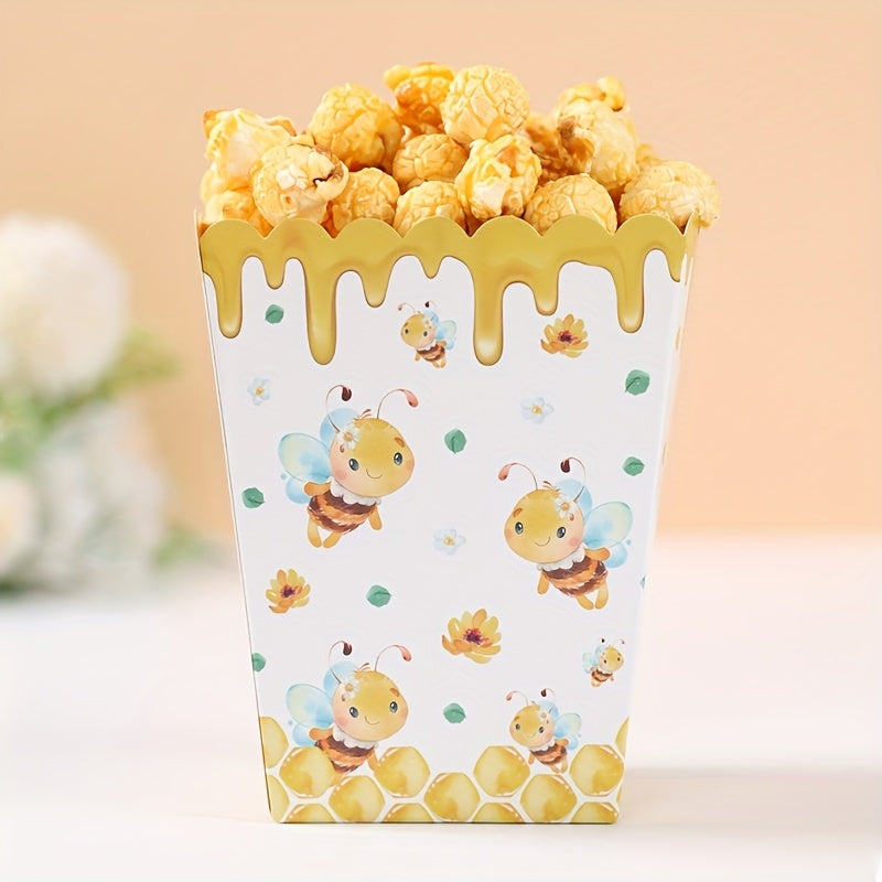 Cajas para golosinas “Bee Party” (x10)
