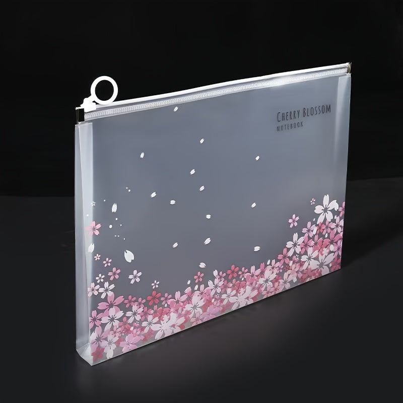 🌸 Set de 4 carpetas/Sobres Impermeables – Tamaño A4