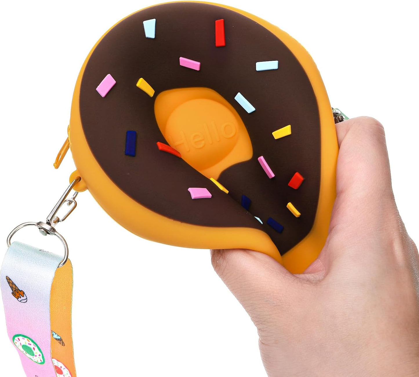 🍩Set de 4 Bolsos de Silicona “Donut Crossbody Mini”