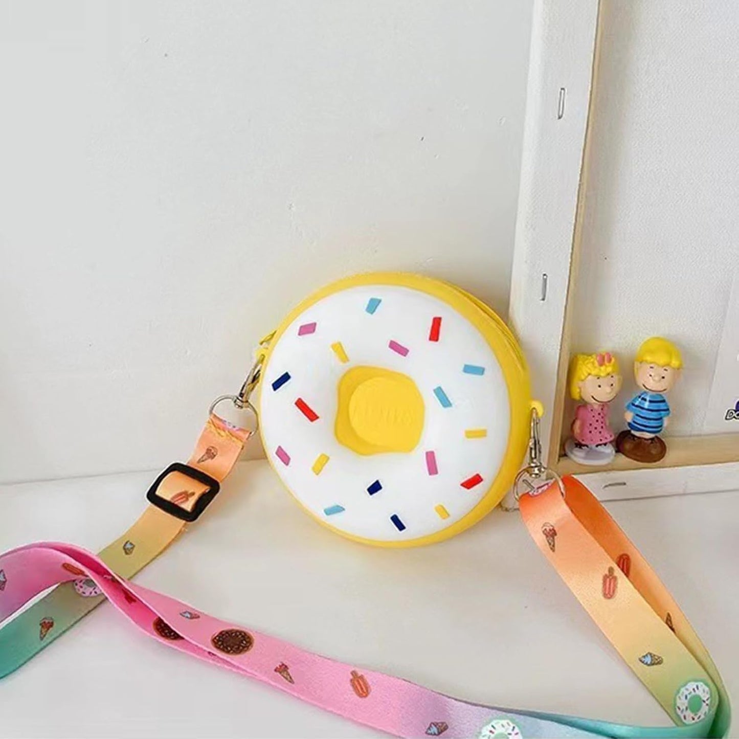 🍩Set de 4 Bolsos de Silicona “Donut Crossbody Mini”