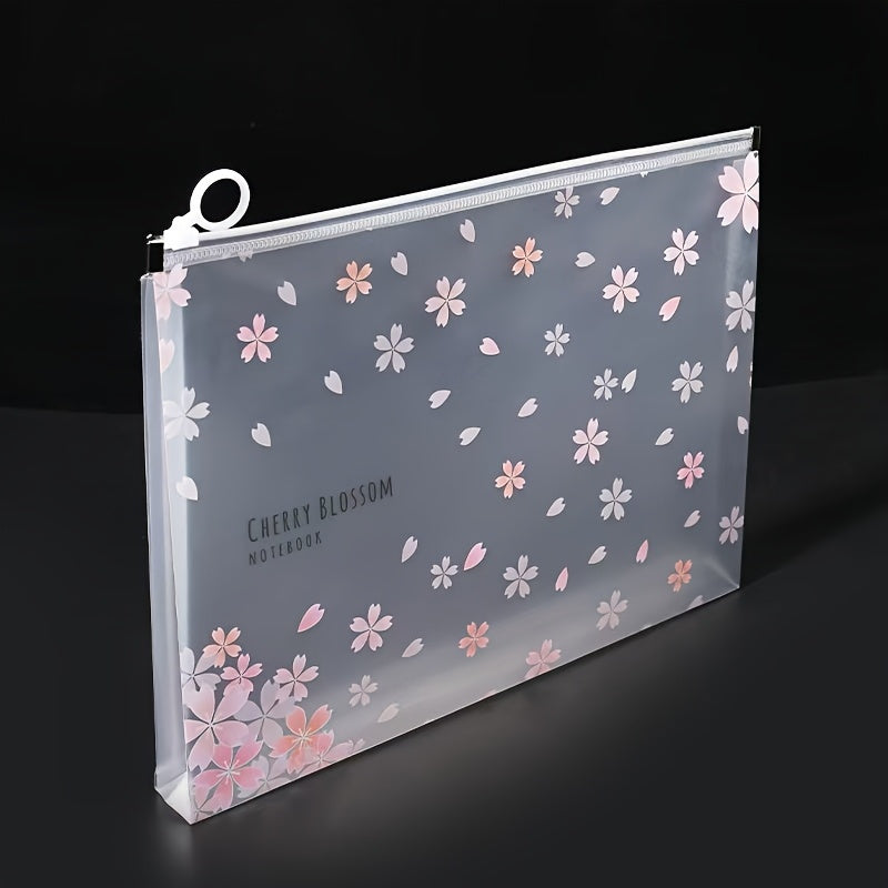 🌸 Set de 4 carpetas/Sobres Impermeables – Tamaño A4