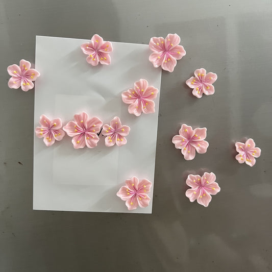Imanes para nevera flor de Sakura - Rosa 12 Pcs
