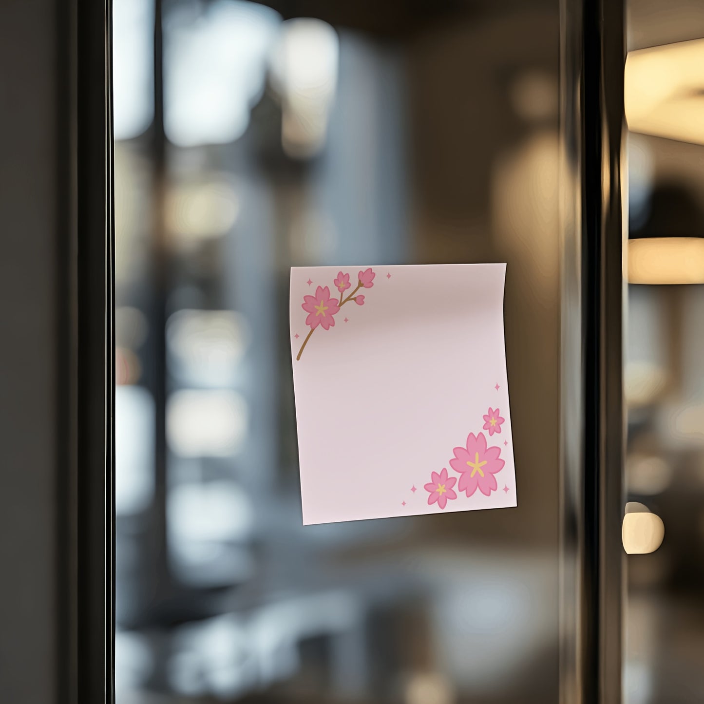 🌸 Set de 4 Sticky Notes Sakura – Estilo Kawaii