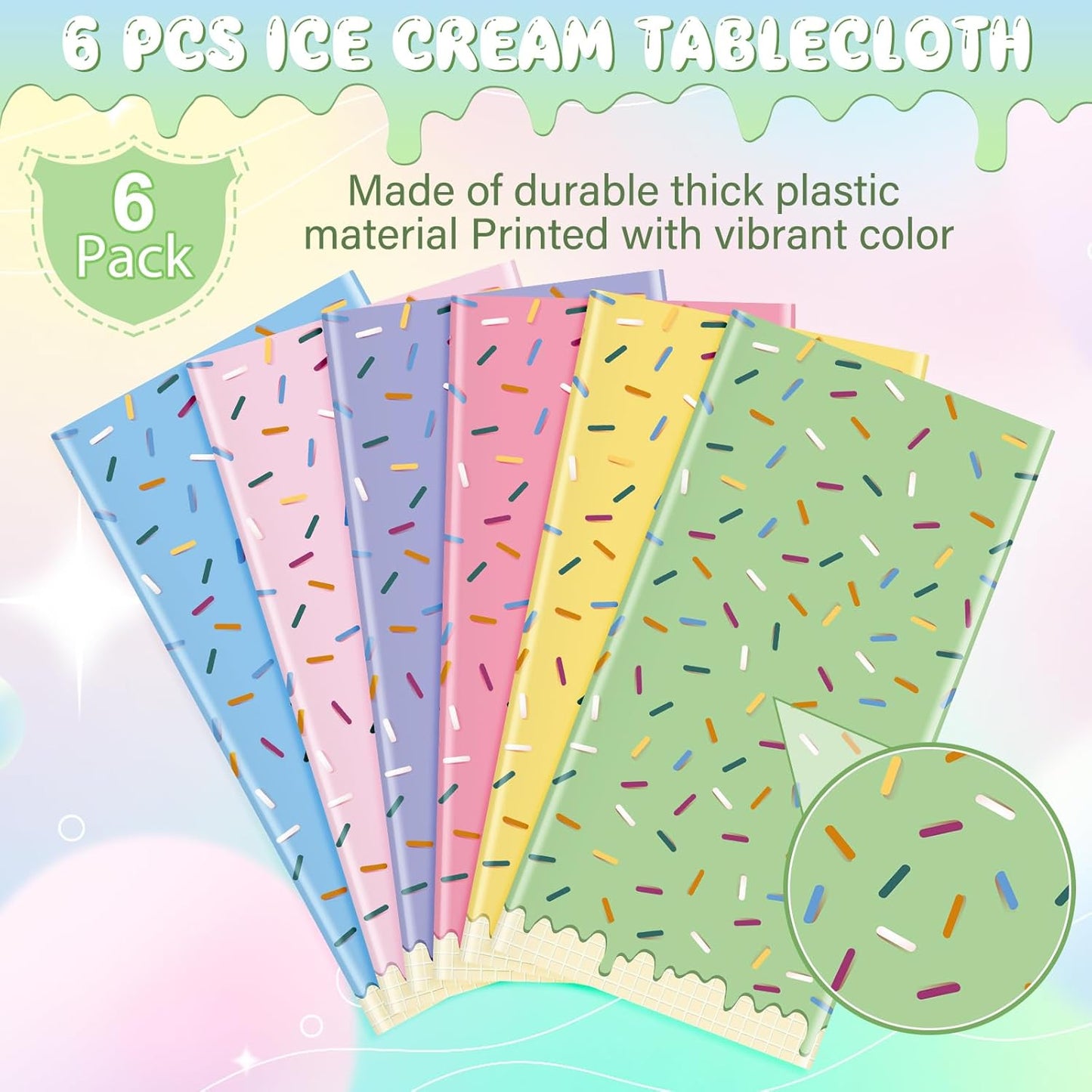 Manteles de fiesta "Donut Confetti Party" 🍩🎉