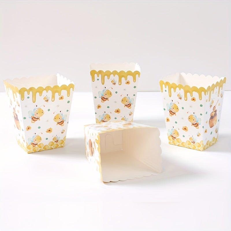 Cajas para golosinas “Bee Party” (x10)