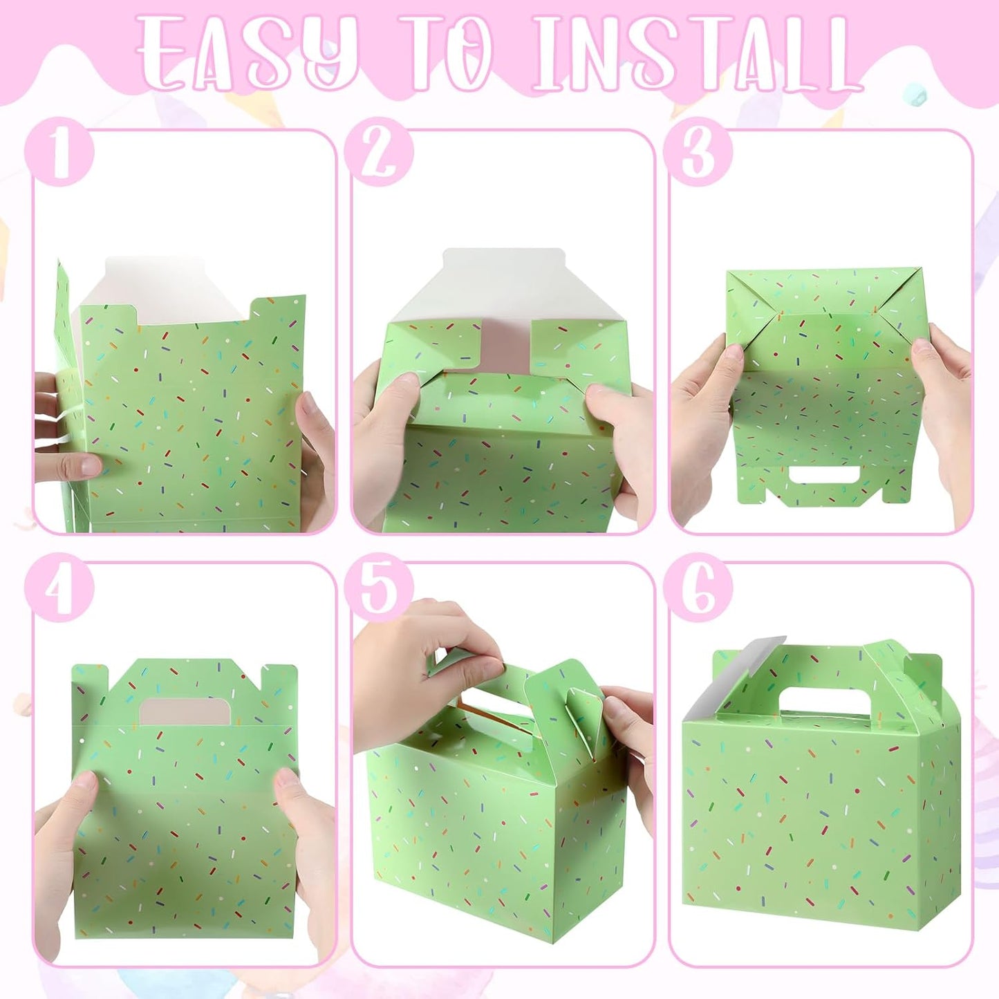 Cajas para Dulces y Regalos - “Confetti Pop” 🎊 🍩