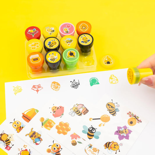 🐝 Recuerdos “Bee Party Fun” – Set de 36 Piezas