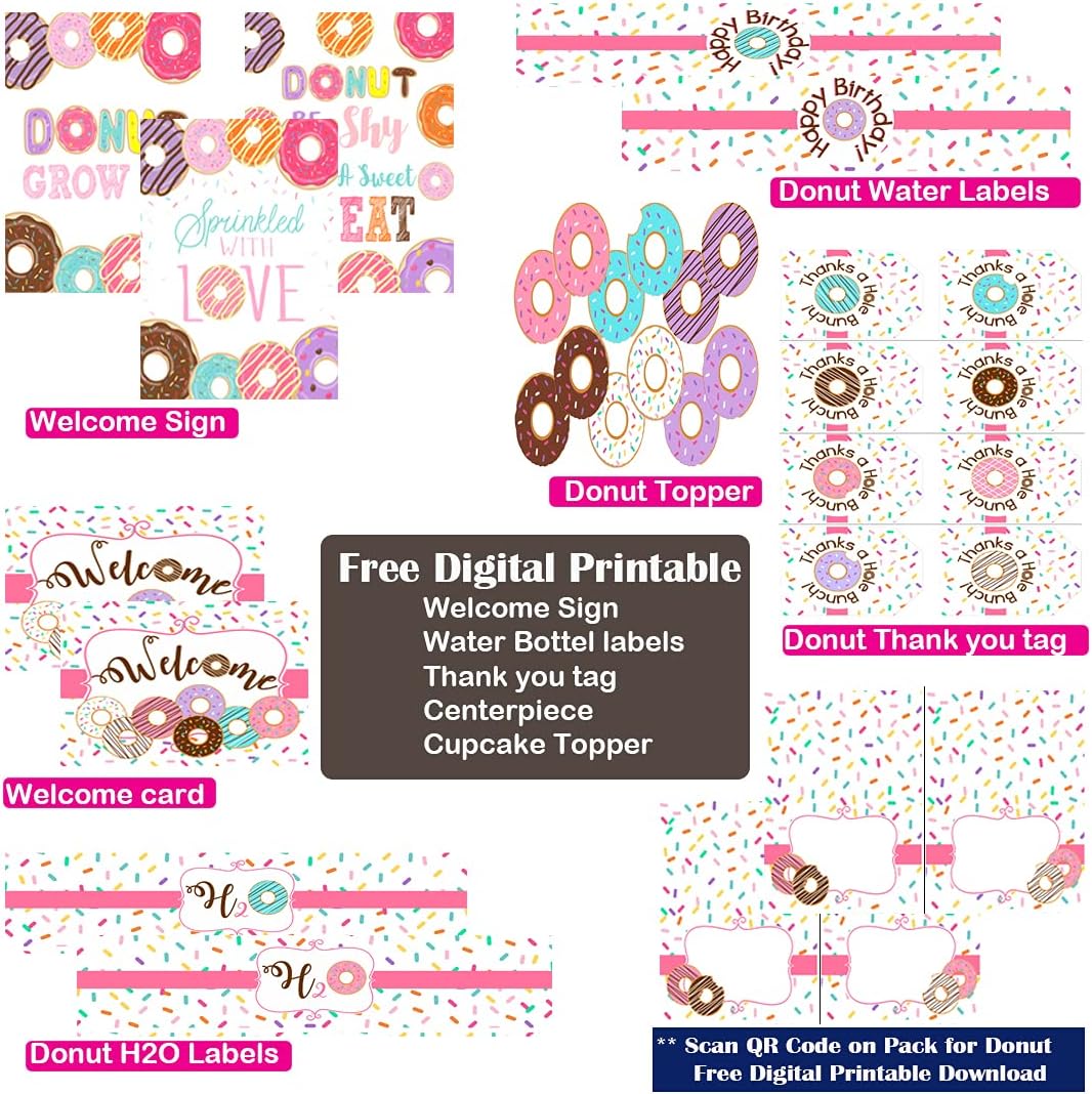 Recuerdos "Donuts Party" - Set de 72 Piezas