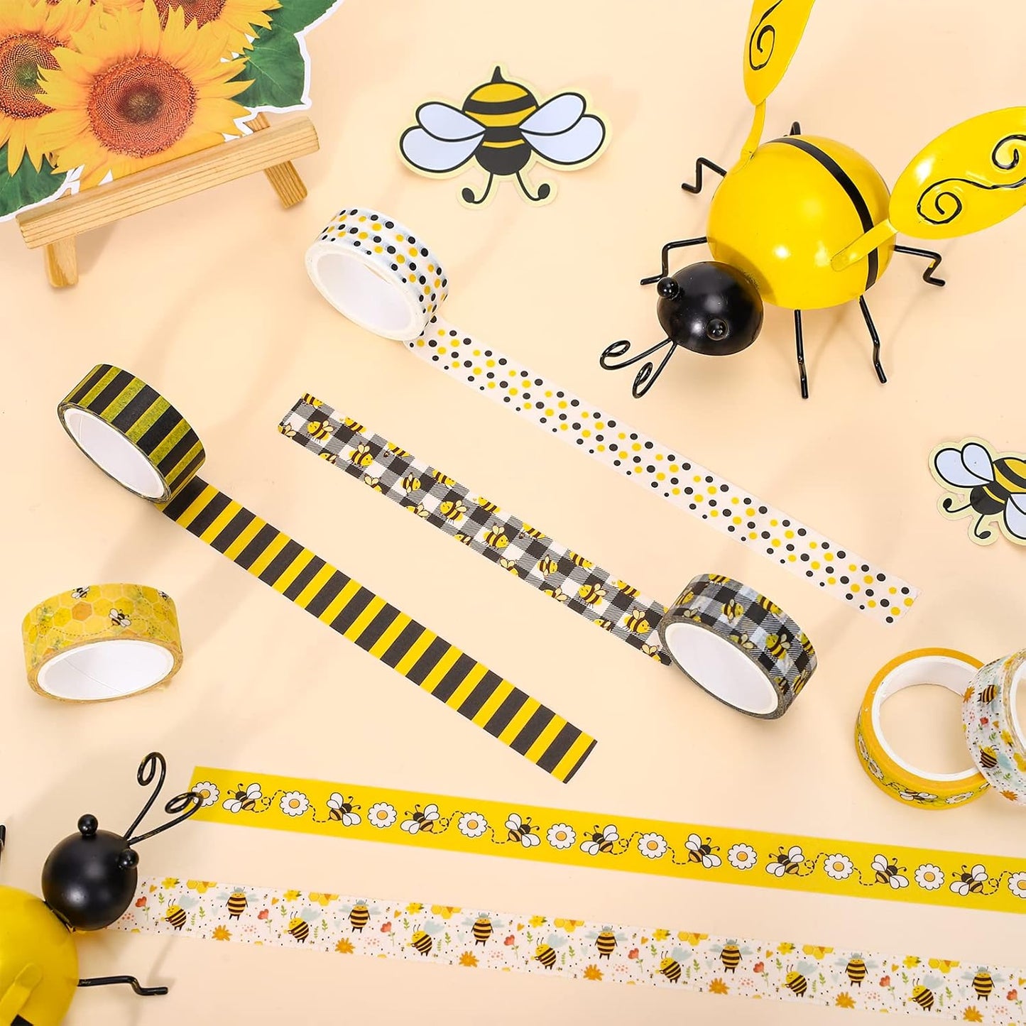 Set 12 Washi Tape “Bee Party” 🌼🐝
