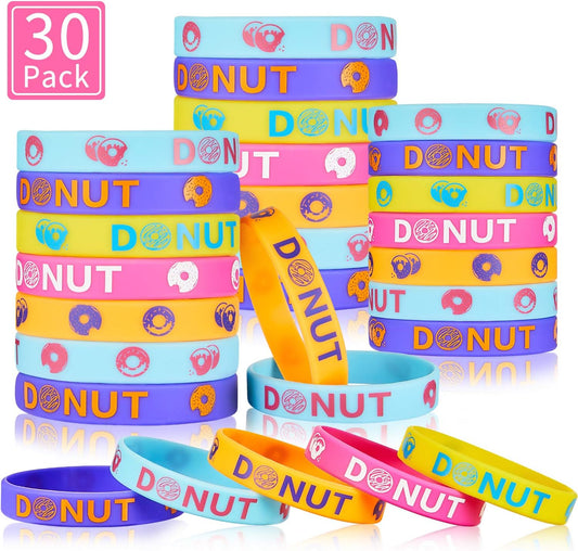 🍩 Pulseras “Donut Color Bands” – Set de 30