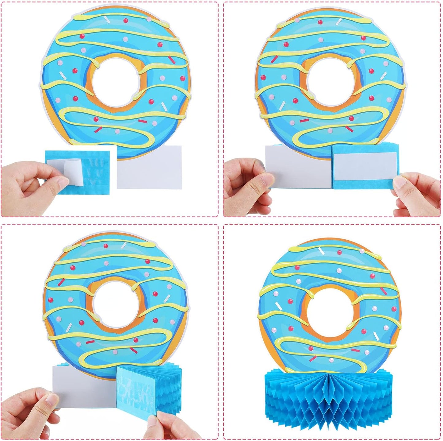 Centros de Mesa 🍩 “Donut Joy” – Set de 9