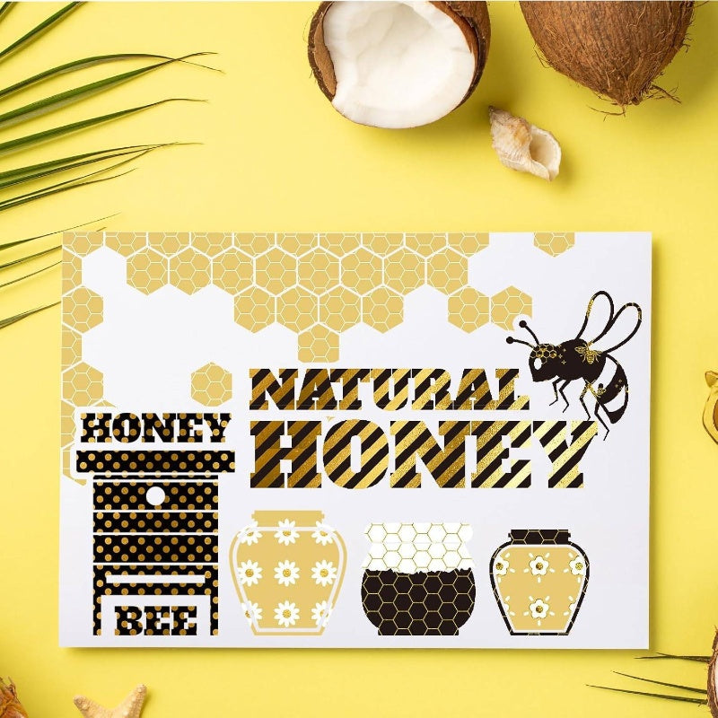 Set 12 Washi Tape “Bee Party” 🌼🐝