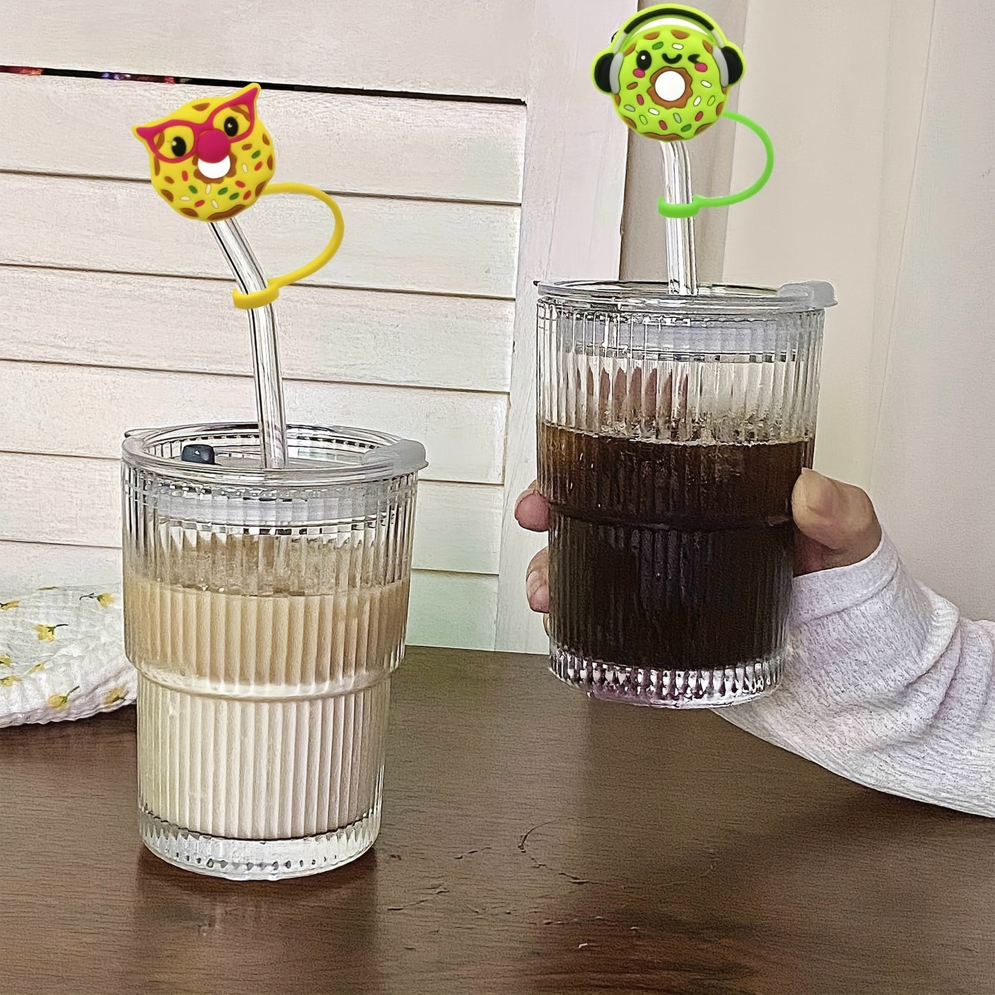 Protector de Pajitas/sorbetes "Donuts" 🥤