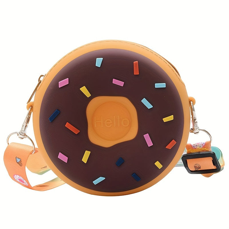 🍩Set de 4 Bolsos de Silicona “Donut Crossbody Mini”