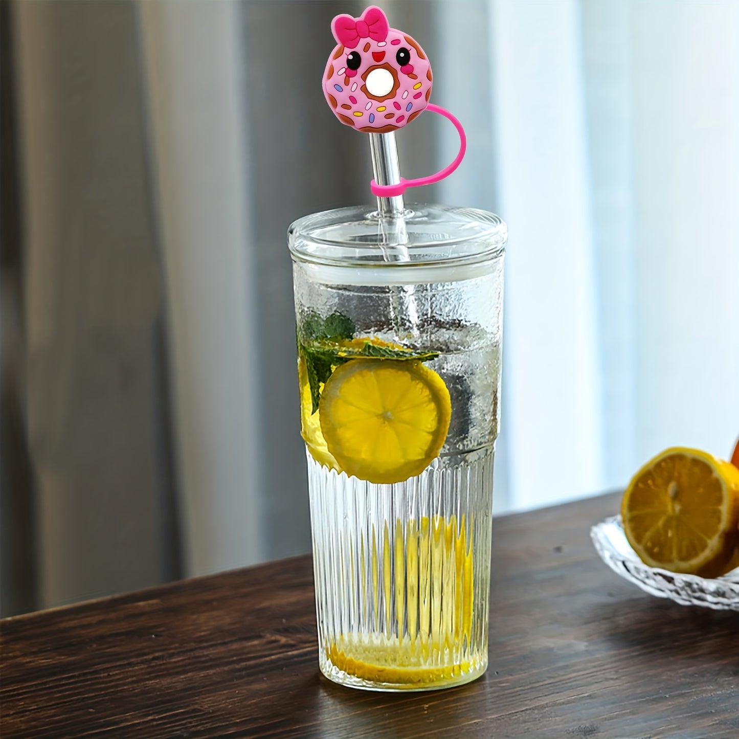 Protector de Pajitas/sorbetes "Donuts" 🥤