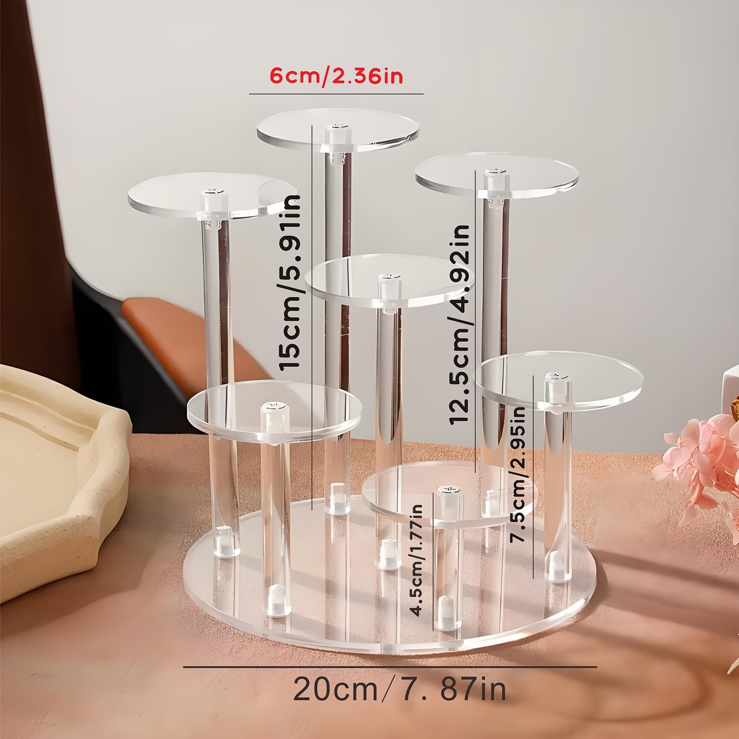 Display Rack Circular 7 Niveles para Coleccionables |Rincon Army
