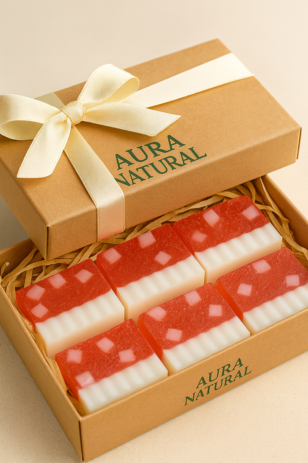 Pack Regalo - Jabón Artesanal de Rosas con Vitamina E