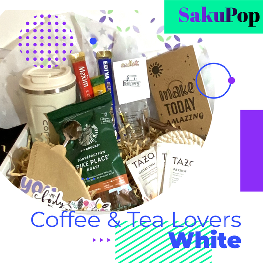 Caja Tematica "Coffee & Tea Lovers - Edición White" 🤍☕🌟