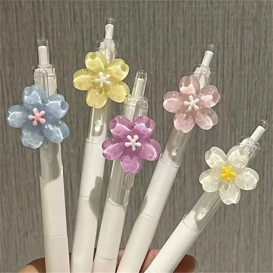 Set de Lapiceros en Flores de Cerezo 🌸🖊