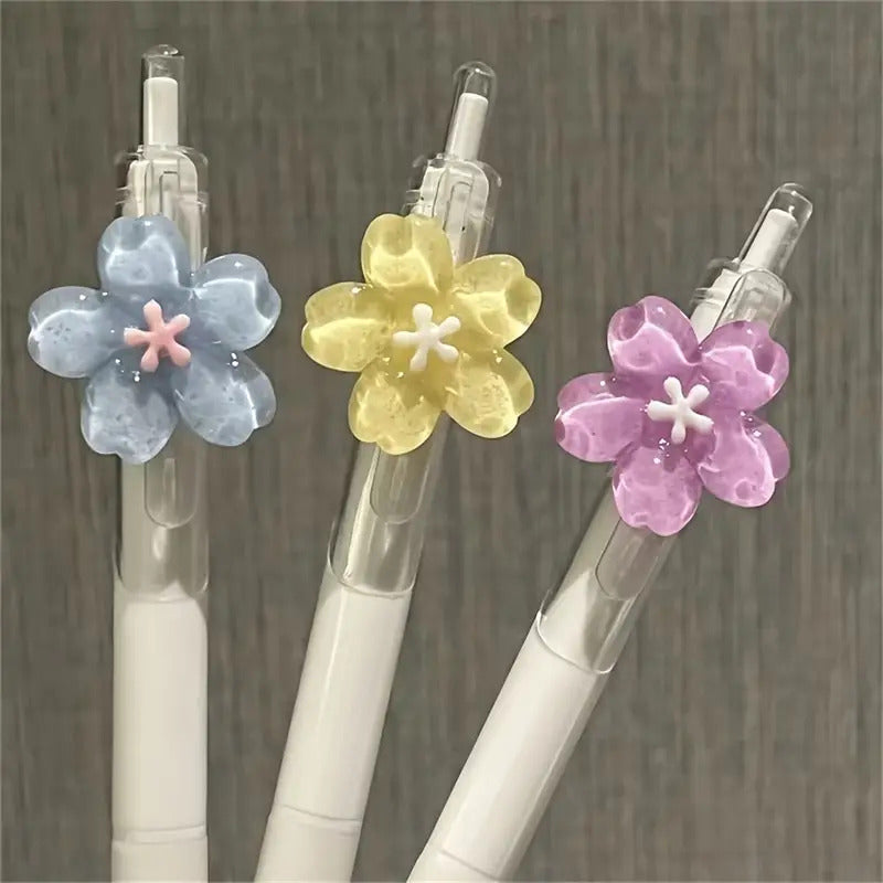 Set de Lapiceros en Flores de Cerezo 🌸🖊