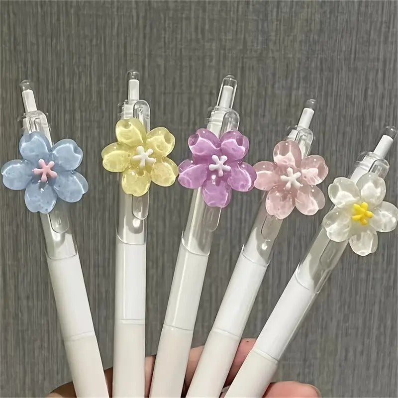 Set de Lapiceros en Flores de Cerezo 🌸🖊