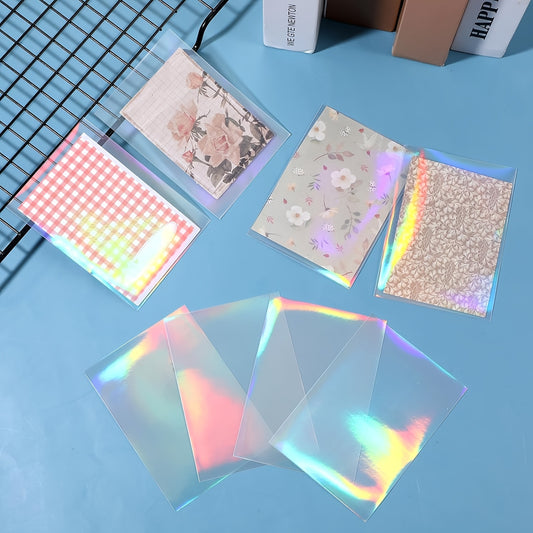 Fundas holográficas para photocards Kpop y trading cards, pack de 20,50 unidades, 61x88mm, disponibles en SakuPop RD.