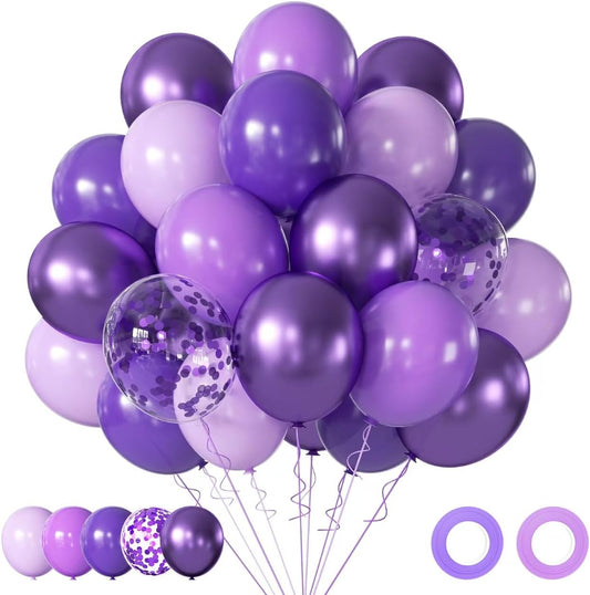 Kit de Globos Festivos (50 piezas) 💜🤩🎉