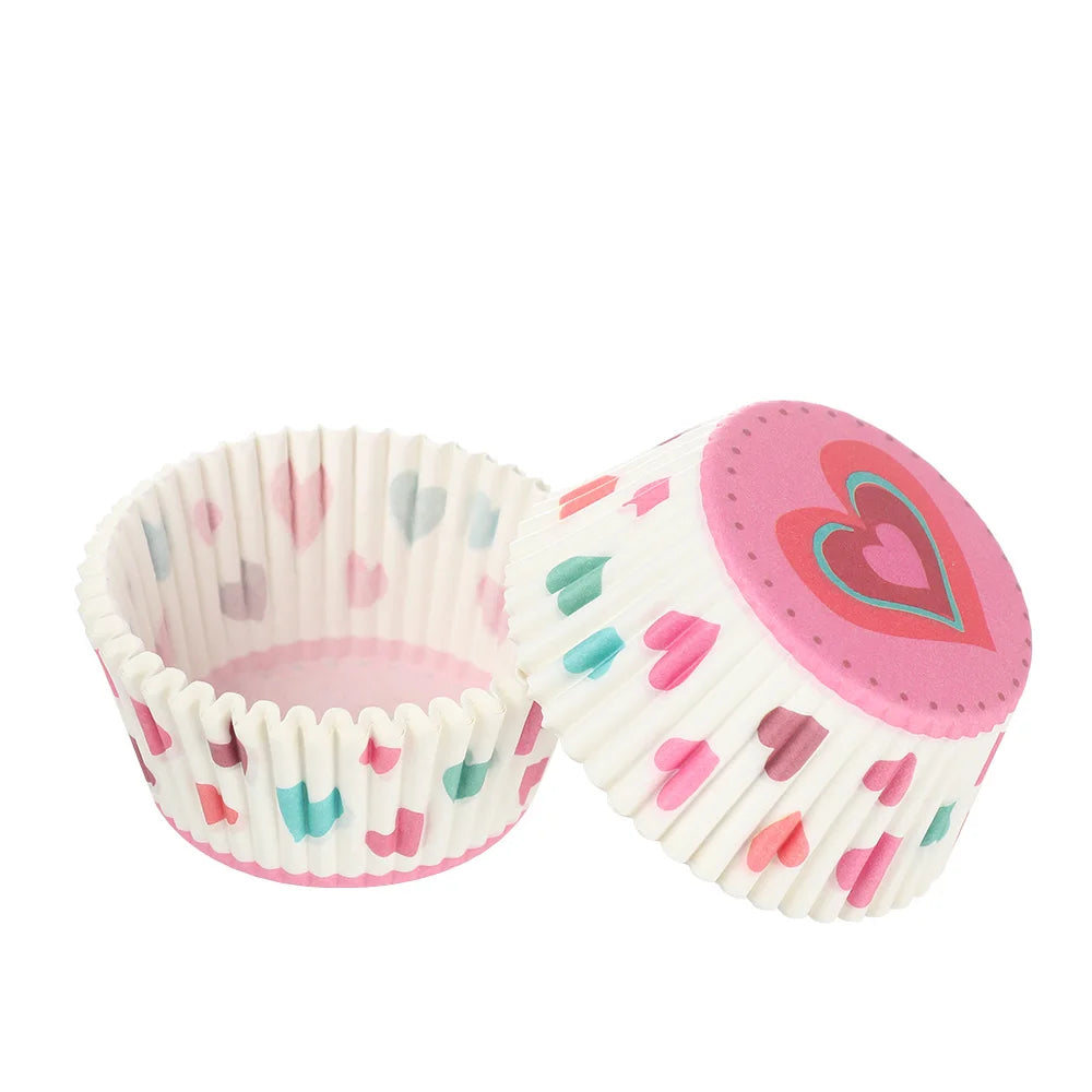 Set de 100 Moldes para Muffins y Cupcakes Multicolor 🧁🌈