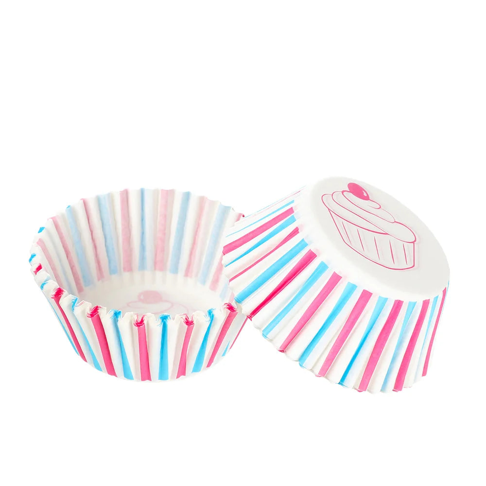 Set de 100 Moldes para Muffins y Cupcakes Multicolor 🧁🌈