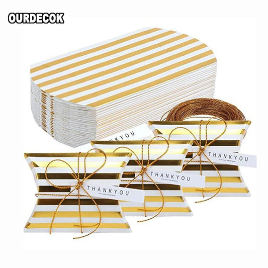 10pcs Cajas Kraft en Forma de Almohada – Para Joyas, Dulces y Regalos 🎁✨